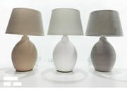 Λαμπάδα Κομοδίνου Μπεζ/Λευκό/Γκρι Ύψος31cm E14 40w Σε 3 Χρώματα-06512409