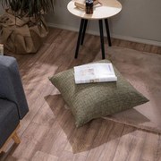 Μαξιλαροθήκη Διακοσμητική Δαπέδου Lancaster 15 Olive Teoran 65Χ65 Βαμβάκι-Ακρυλικό