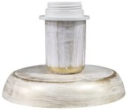 Βάση Επιτραπέζιων Φωτιστικών TL-08 1xE27 TLB-08 Heronia Lighting-09-0206-Λευκό-Χρυσό 09-0206