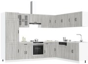 vidaXL Σετ Ντουλάπια Κουζίνας 14 Τεμαχίων Kalmar Επεξεργασμένο Ξύλο