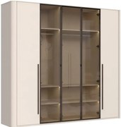 Ντουλάπα Dutchess πεντάφυλλη 3 glass