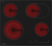 Tesla HV6410MX Κεραμική Εστία Αυτόνομη με Λειτουργία Κλειδώματος 59x52εκ.
