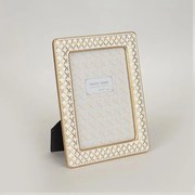 Κορνίζα Για Φωτογραφία 13x18cm 756-12011 17,2x22,2x1,5cm White-Gold Estheti Home Πολυρεσίνη