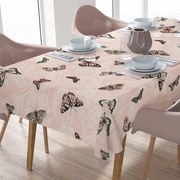 Καρέ Αλέκιαστο Butterfly 450 Coral DimCol 90X90cm 90x90cm Cotton-Polyester