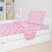 Πάπλωμα Βρεφικό Εμπριμέ Panda 111 Pink DimCol 120x160cm 100% Βαμβάκι