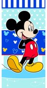 Πετσέτα Θαλάσσης Βαμβακερή Βελούδινη Mickey 320gsm - 70 x 140 cm - Μπλε - Borea