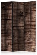 Διαχωριστικό με 3 τμήματα - Dark Brown Boards [Room Dividers]