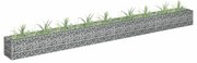 vidaXL Συρματοκιβώτιο-Γλάστρα Υπερυψωμένη 360x30x30 εκ. Γαλβ. Χάλυβας