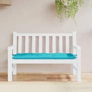 vidaXL Μαξιλάρι Πάγκου Κήπου Τιρκουάζ 120 x 50 x 7 εκ. Υφασμάτινο