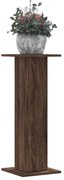 vidaXL Βάσεις Φυτών 2 Τεμ. Καφέ Δρυς 30x30x80 εκ. Επεξεργασμένο Ξύλο
