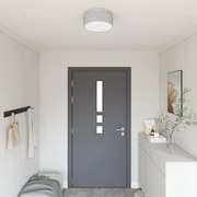 vidaXL Λάμπα Οροφής Γκρι 30 x 13.5 εκ. ύφασμα