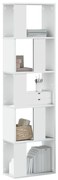 vidaXL Βιβλιοθήκη 5 Επιπέδων Λευκή 45 x 23,5 x 162,5 εκ. Επεξεργ. Ξύλο