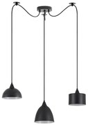 Φωτιστικό Οροφής  SE21-BL-B10-BL3-MS12 ADEPT FLEX Black Metal Shade Pendant+ - 51W - 100W - 77-8959