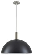 Φωτιστικό Οροφής Μονόφωτο Homelighting 77-8410 Nickel/Black