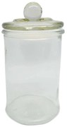 Βάζο Γυάλινο Με Καπάκι 791996 650ml Clear Ankor Glass