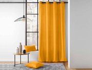 Κουρτίνα Mέτριας Σκίασης Twily Douceur d'intérieur με τρουκς και διαστάσεις 135x260cm - Yellow