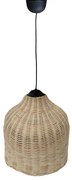 ΦΩΤΙΣΤΙΚΟ ΟΡΟΦΗΣ ZIQUEL INART RATTAN ΣΕ ΦΥΣΙΚΗ ΑΠΟΧΡΩΣΗ Φ60X99ΕΚ