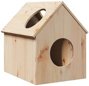 vidaXL Σπίτι για γάτες 41x50x50 cm από μασίφ ξύλο πεύκο