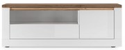 Έπιπλο Τηλεόρασης Ανθρακί Οξειδωμένο 121x43x57