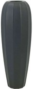 Βάζο Μπόμπα 15-00-22505-45 Φ15x48cm Dark Grey Marhome Κεραμικό