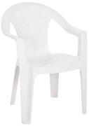 Καρέκλα - Πολυθρόνα TUVANA C6145.13 Λευκή Πολυπροπυλενίου 57x59.5x77Υ εκ. 57x59.5x77 εκ.