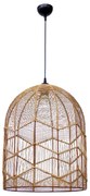 Φωτιστικό Οροφής Μονόφωτο Heronia Cage/40 31-1381 Brown
