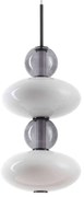 Φωτιστικό Οροφής Lumiere 314167 Φ28x273cm Led 3350lm 34W 3000K White-Grey Ideal Lux