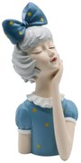 TRAVEL GIRL 5 DECO POLYRESIN ΠΟΛΥΧΡΩΜΟ 16,5x15xH33,5cm