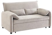 Liberta RUBIK ΚΑΝΑΠΕΣ ΚΡΕΒΑΤΙ 3ΘΕΣΙΟΣ LATTE 161x84xH92cm 161x84xH92cm 70-0352