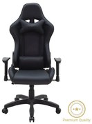 Καρέκλα Γραφείου Gaming Hartley 232-000007 67x57x129-139cm Black