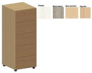 ALFA SET Συρταριέρα 45x114cmΞύλινη Με 5 Συρτάρια AS 90046 BEST-90046