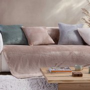 Ριχτάρι Καναπέ Τριθέσιου Fleece (180x300) Nef-Nef Homeware Dakari Beige
