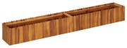 vidaXL Ζαρντινιέρα Υπερυψωμένη 200 x 30 x 25 εκ. Μασίφ Ξύλο Ακακίας