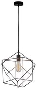 Φωτιστικό Οροφής Μονόφωτο Viokef Cube Quadro Black 4193400