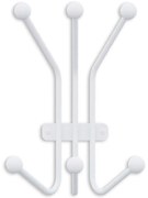 Κρεμάστρα Τοίχου 6 Θέσεων Ant 494PYT1149 23x13x30cm White Wallity Μέταλλο