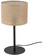 Φωτιστικό Επιτραπέζιο Juta 5552 Φ22x39cm 1xE27 15W Natural-Black TK Lighting