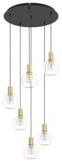 Φωτιστικό Οροφής Terque 390279 54x150cm Led Clear-Gold Eglo