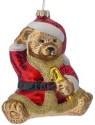 Χριστουγεννιάτικα Στολίδια Αρκουδάκια (Σετ 6Τμχ) 83249 9,5x5,5x12cm Multi