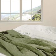ΚΟΥΒΕΡΛΙ Cottage Simplicity ΠΡΑΣΙΝΟ MICROFIBER 220x240cm - San Lorentzo
