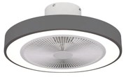 ESTIA ΑΝΕΜΙΣΤΗΡΑΣ ΟΡΟΦΗΣ HALO FLOW 50cm 15w ΜΕ CCT LED ΦΩΤΙΣΜΟ 45W &amp; ΤΗΛΕΧΕΙΡΙΣΤΗΡΙΟ ΓΚΡΙ