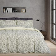Σετ Παπλωματοθήκη Βαμβακερή Υπέρδιπλη 220x240εκ. Daily 3004 Μαύρο-Λευκό Das Home
