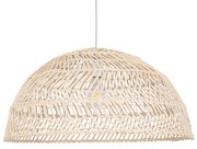 01728 GloboStar® GLOBOSTAR® COMORES 01728 Boho Κρεμαστό Φωτιστικό Οροφής με Ντουί 1 x E27 AC 220-240V IP20 - Μπεζ - Μ60 x Π60 x Y29cm