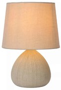 Φωτιστικό Επιτραπέζιο Lucide 47506-81-38 RAMZI Μπεζ/Κρεμ (Beige/Creme)