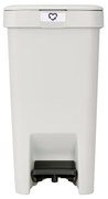 Brabantia 1008477 Stepup Κάδος Απορριμμάτων Γκρι με Πεντάλ 10lt Light Grey