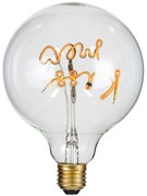 Λαμπτήρας Led Kiss Me 99257 Φ12,5x18cm E27 4W 340lm Dimmable 2200K Clear Globostar 4W