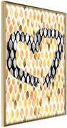 Αφίσα - I Love Oranges - 40x60 - Χρυσό - Χωρίς πασπαρτού