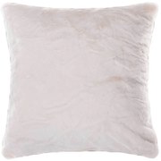 Γούνινη Διακοσμητική Μαξιλαροθήκη (45x45) Silk Fashion NX202 Ivory