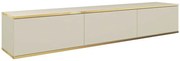 Έπιπλο Τηλεόρασης Κρεμαστό Oro P_ORO_BTVbz 175x30x32cm Beige-Gold