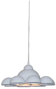 Φωτιστικό Οροφής  HL-3591-M CONALL WHITE &amp; BRONZE PENDANT - 77-4130 - 51W - 100W,21W - 50W - 77-4130