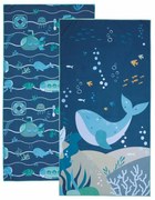 Πετσέτα Θαλάσσης Παιδική Float 255 Blue Kentia Θαλάσσης 70x140cm Polyester-Polyamide